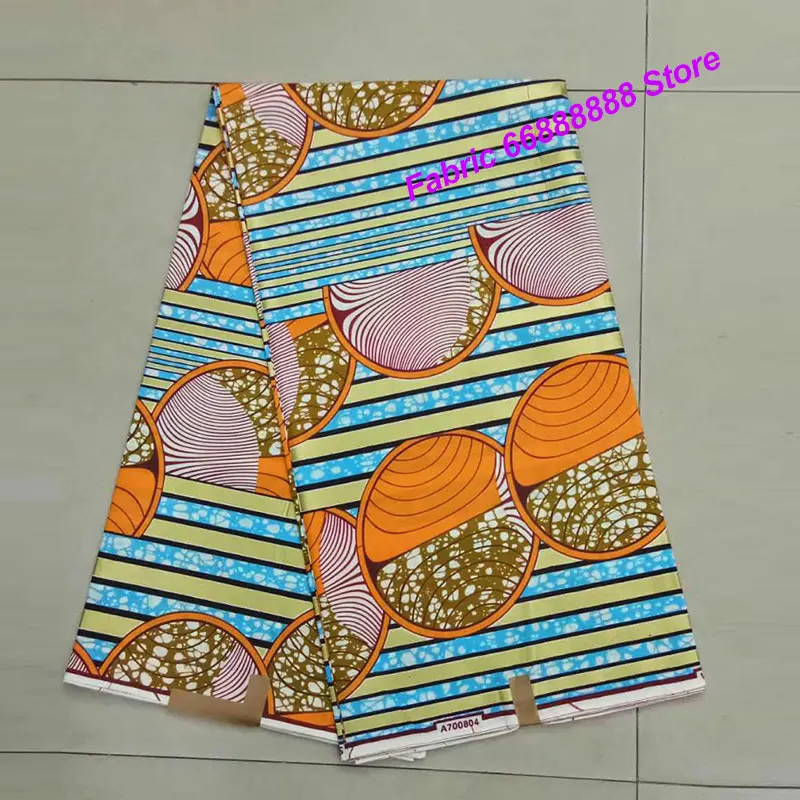 

African wax prints fabric super wax hollandais with mosaic gold high quality for women dress 6 yard/lot !D90012