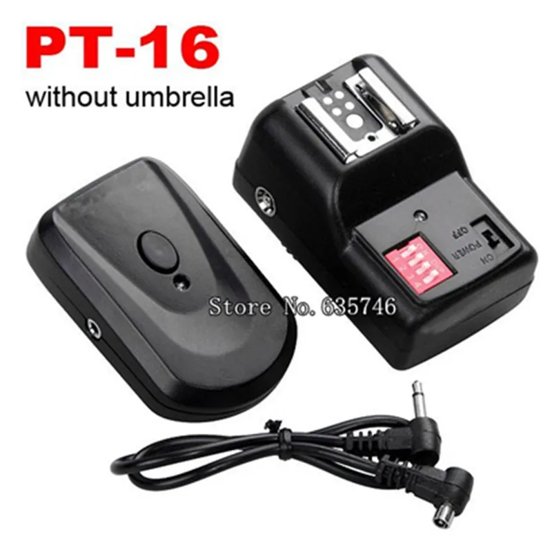 Canali Flash Wireless Pt-Gy/Radio Trigger Con 4 Ricevitore Per Canon Nikon Pentax 600D D3100 D7000 D90 60D Photo Studio