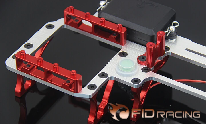 Fid 1/5 rc автомобиль газ CNC сплав двойной сервопривод Радио лоток рулевая Шестерня