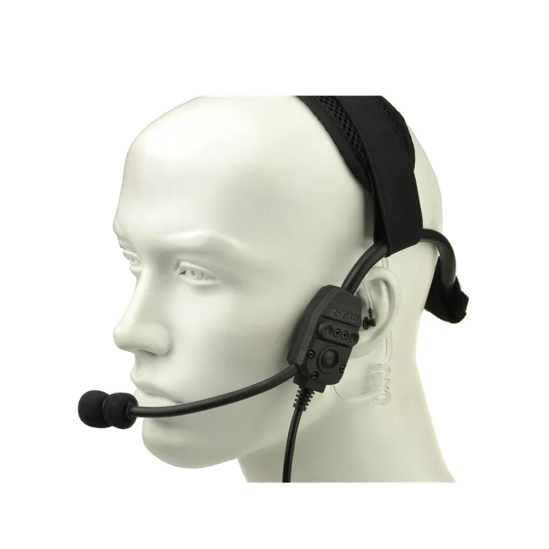 Z-TAC Z-tactical PTT Z047 Noise Cancelling X-62000 Headset Boom Mic and Air duct headphones design, Left or Right Mount Versions Z-TAC Z-tactical PTT Z047 Noise Cancelling X-62000 Headset Boom Mic and Air duct headphones design, Left or Right Mount Versions