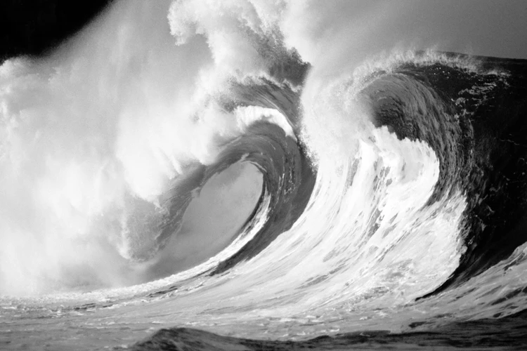 Seascape picture prints on canvas black and white pictures Sea waves