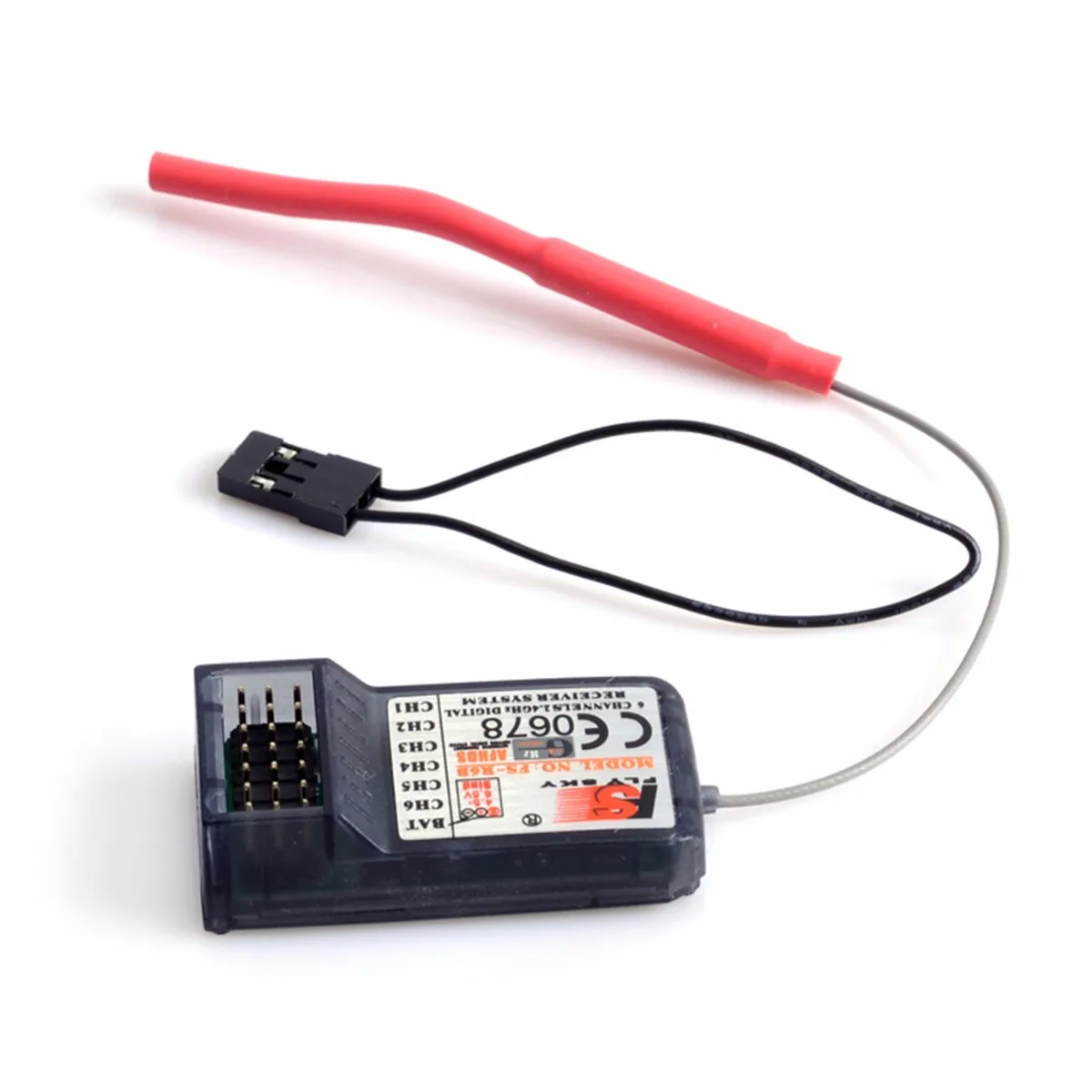 

FlySky FS-R6B 2.4Ghz 6CH RC AFHDS FS R6B Receiver for i6 i10 T6 CT6B TH9x Transmitter Remote Control Parts