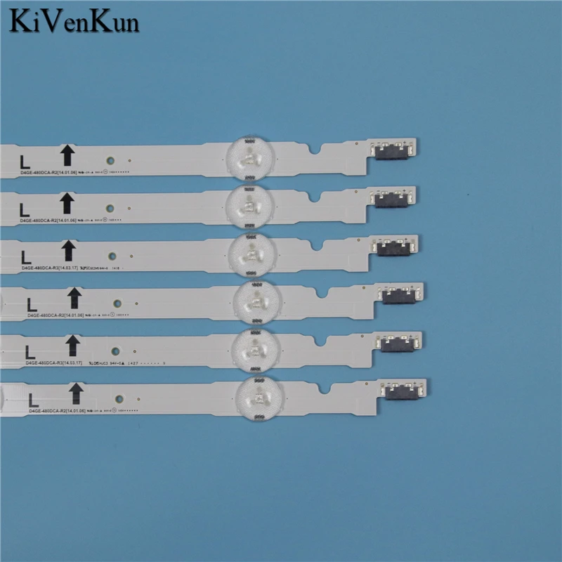 12 PCS/set LED backlight strip for samsung LED TV UE48H6400