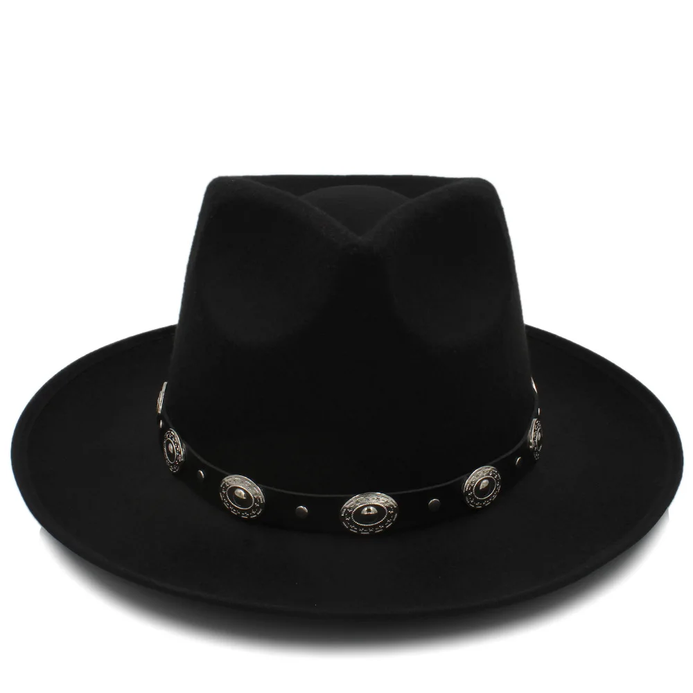 2018 модная женская Фетровая Шляпа Fedora осенняя дамская шляпа с широкими полями