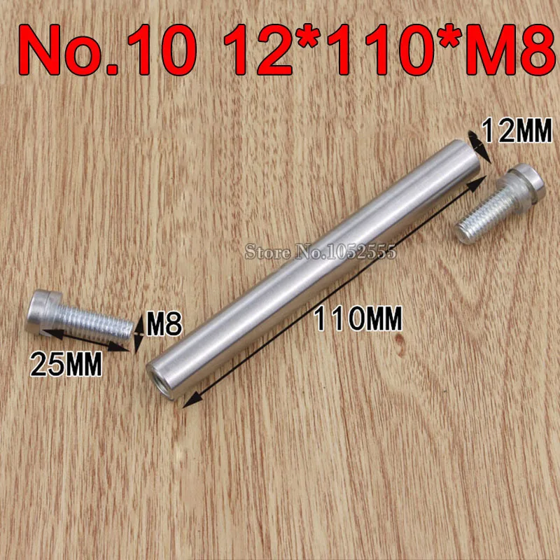 Горячая 200 шт. 12x110mmнержавеющая сталь двойная головка полые Реклама гвозди M8 винты