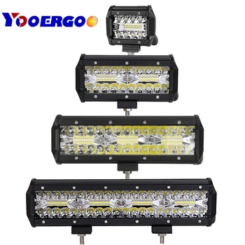

60W 120W LED WORK LIGHT BAR 12V 24V CAR BOAT 4X4 4WD ATV MOTORCYCLE UTE TRUCK SUV TRAILER COMBO LAMP