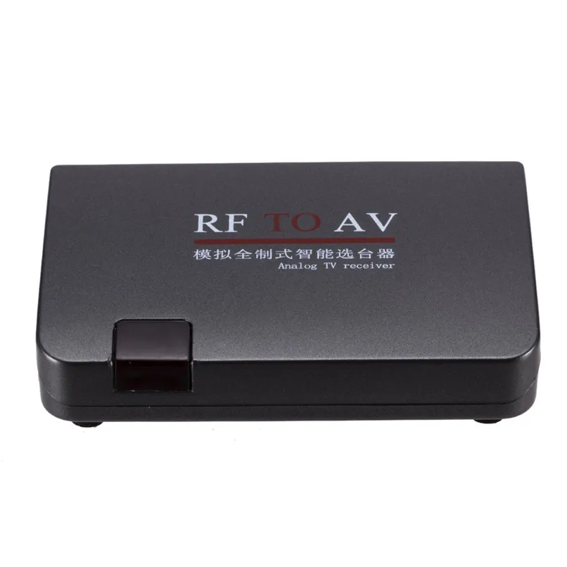 ТВ-коробка RF-AV аналоговый ТВ приемник коробка видео конвертер адаптер + пульт дистанционного управления AV кабель (Великобритания штекер) 30A28