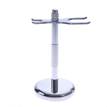 

Male Men Barber Chrome Metal Shaving Brush Razor Drip Stand Silver Holder Racks 1pc Fashion New Hot