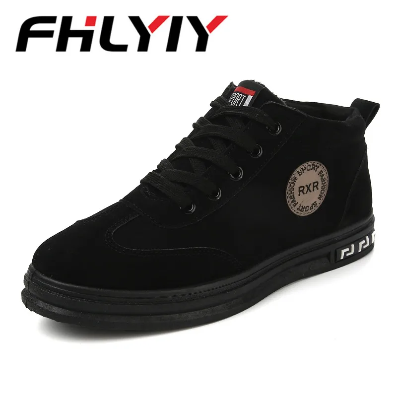 

High Quality Warm In Winter Leather Work Casual Men Boots Fashion Flats Basic Boots Winter Warm Men'S Motorcycle Boots