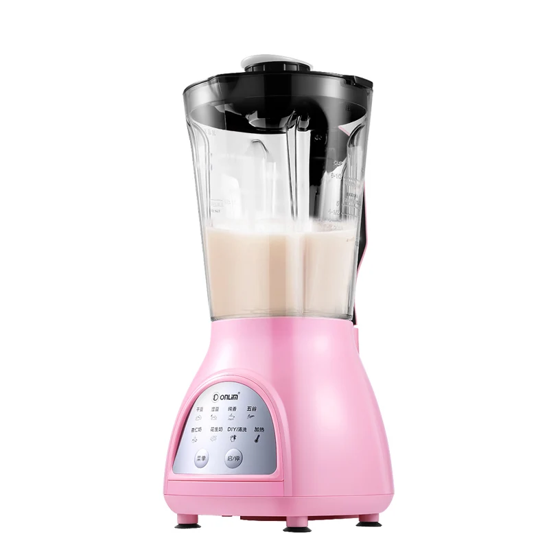 

1.5L automatic heating Soymilk household automatic multi-function high-power safety material machine with bottom motor