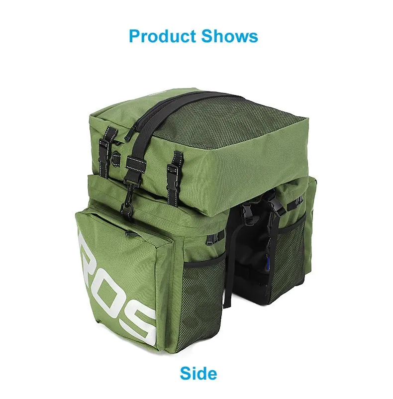 Sale ROSWHEEL Bike Accessories 37L MTB Mountain Bike Rack Bag 3 in 1 Multifunction Road Bicycle Pannier Rear Seat Trunk Bag 11