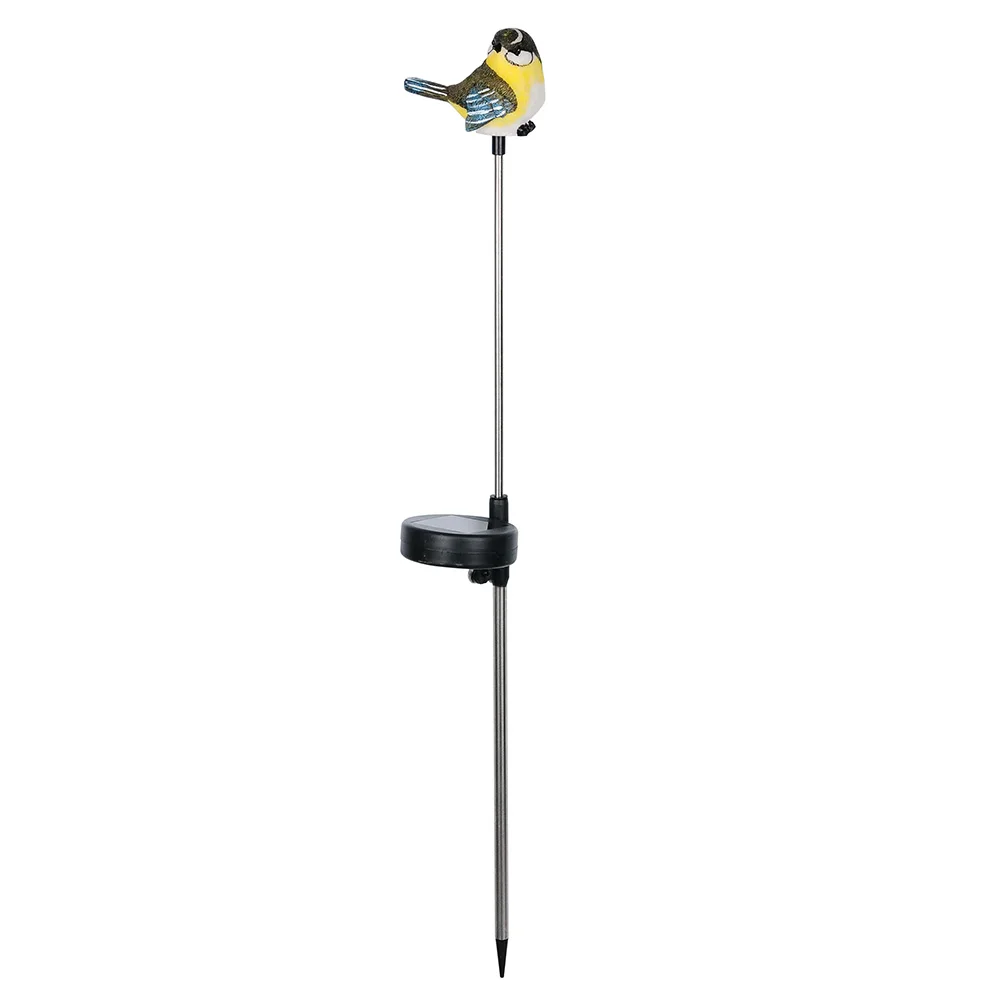 LED Bird Landscape Resin Solar Light Home Figurines Outdoor Night Garden Pathway Decorative Color Changing No Wiring Lawn Lamp | Лампы и