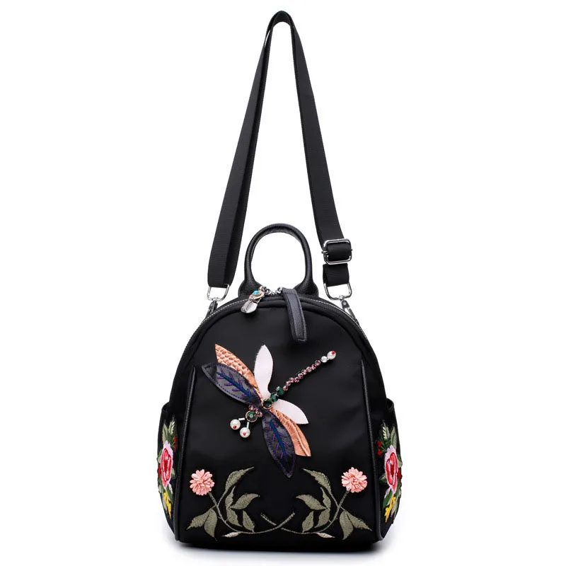 Women Backpack Teenage Girls dragonfly Travel Backpacks Bags shoulder bag Small Vintage Backpacks Convenience bags