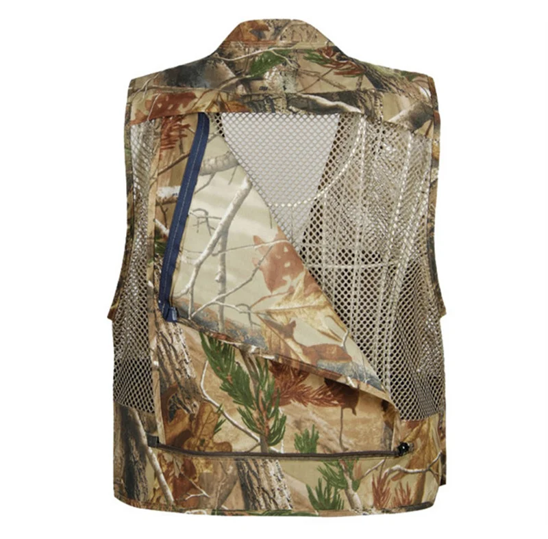 Камуфляжный жилет с несколькими карманами для рыбалки и охоты|waistcoat|waistcoat vest |