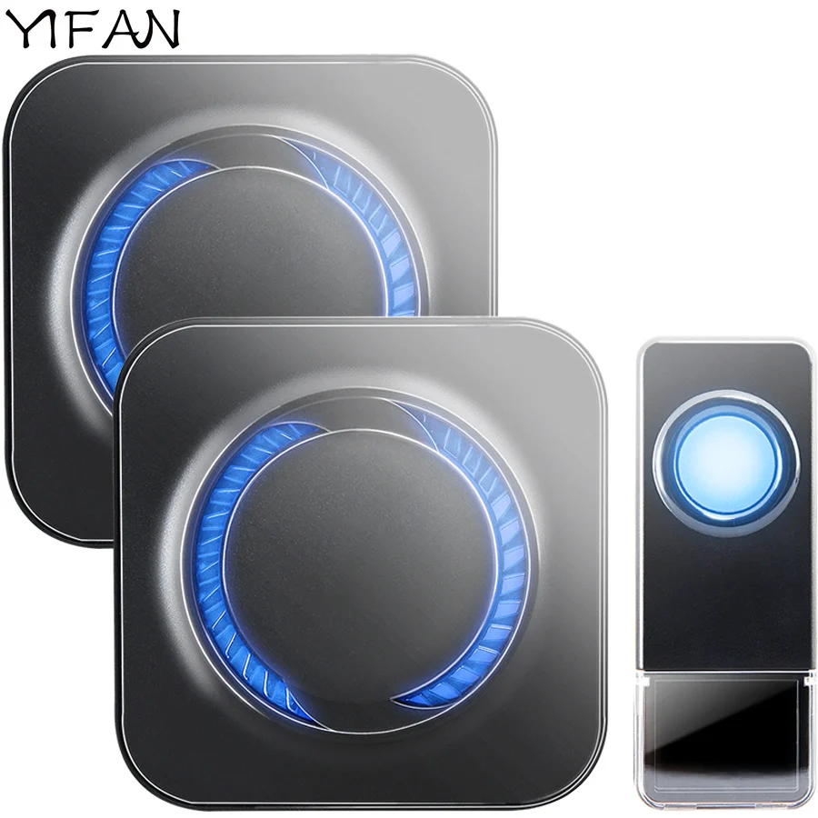 

(Product out of stock)YIFAN Waterproof Wireless Doorbell EU Plug Door Bell Chime ring