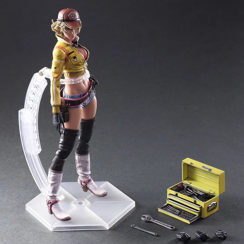 

Free Shipping 10" PA KAI Anime Final Fantasy 15 Cindy Aurum Boxed 25cm PVC Action Figure Collection Model Doll Toys Gift