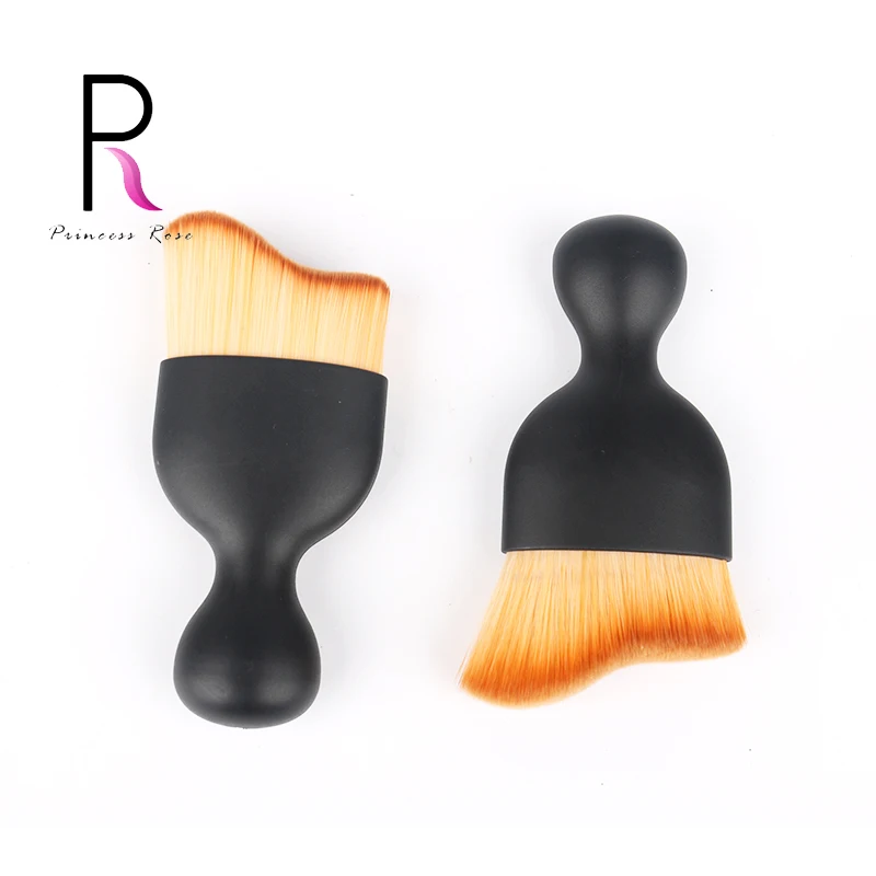 1 Piece Professional Foundation Blush Contour Cream Powder Brush Curved