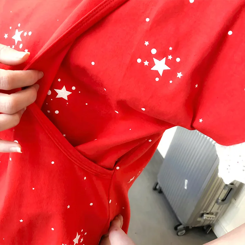 100% Cotton Maternity Nursing Clothes for pregnant women pajamas breast-feeding clothes Lace Sleep home set feeding large yards 100% Cotton Maternity Nursing Clothes for pregnant women pajamas breast-feeding clothes Lace Sleep home set feeding large yards