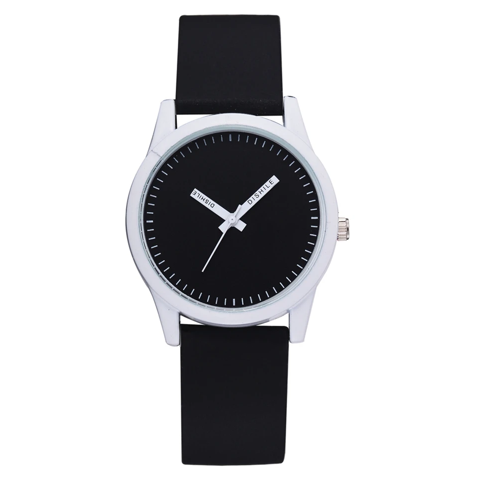 Мода, женские часы с простым циферблатом, с силиконовым ремешком, повседневные кварцевые наручные часы, Relogio Masculino, доступная цена, LS1100