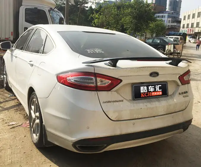 

Universal Sedan ABS PAINT CAR REAR WING TRUNK LIP SPOILER FOR FORD Fusion Mondeo 2002-UP (No Drill) GT BY EMS