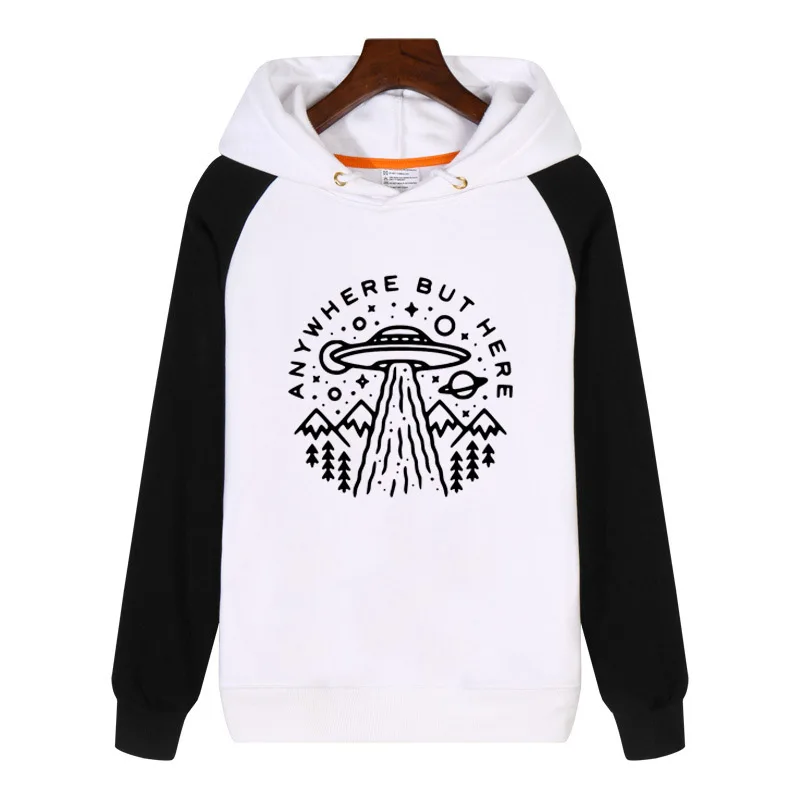 

Anywhere But Here UFO Hoodies men women Sweatshirts winter Streetwear Hip hop Hoody Tracksuit Sportswear GA450