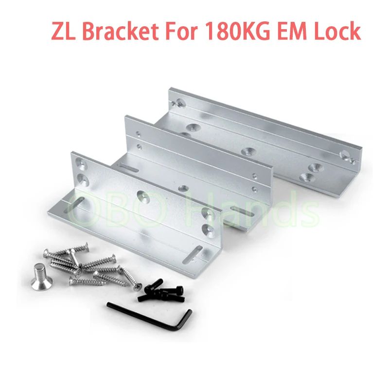 Easy using ZL Bracket For 180KG Holding Force Electric Lock L&Z Bracket For Inward Door
