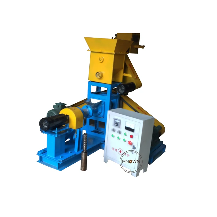 60 80kg/h Food grade dry dog food make machine floating fish feed