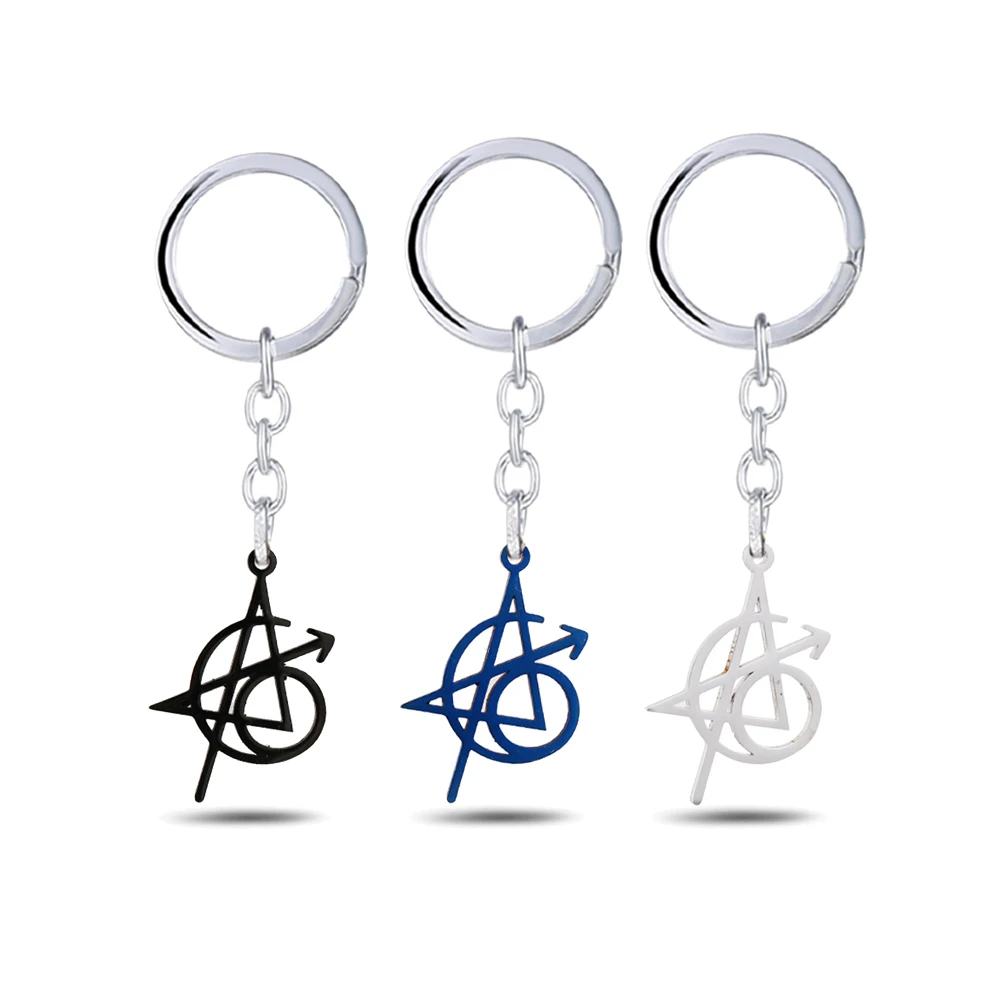 

Avengers Tattoo Pattern Line Keychain Assemble Logo Key Chain Ironman Hulk Thor Metal Pendant Keyrings Men Movie Jewelry llavero