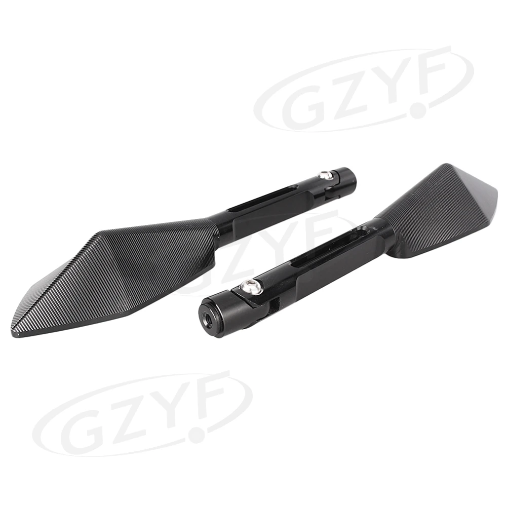 Rear View Side Wing Mirrors for most Motorcycle street bikes/cruisers/choppers/dirt bikes/scooters with 8mm & 10mm thread
