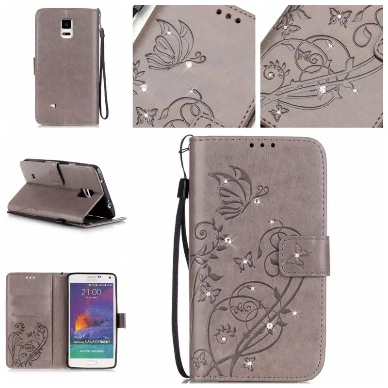 Роскошный кожаный чехол XSKEMP для Samsung Galaxy Note 4 N9100 флип-чехол кошелек подставка
