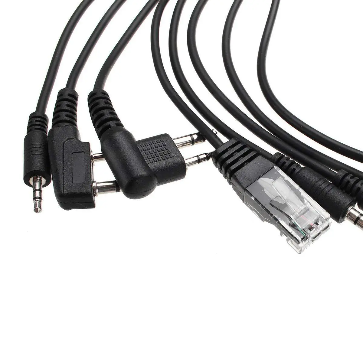 8 в 1 USB кабель для программирования, совместимый для рации Motorola Kenwood ICOM BAOFENG TYT QYT радио