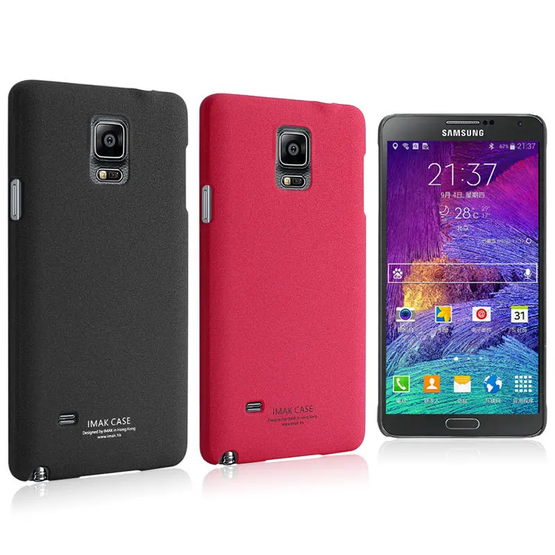 Genuine IMAK Cowboy Series Anti-shocking Hard Case For Samsung GALAXY Note 4 N9100 With Screen Protector Free shipping |