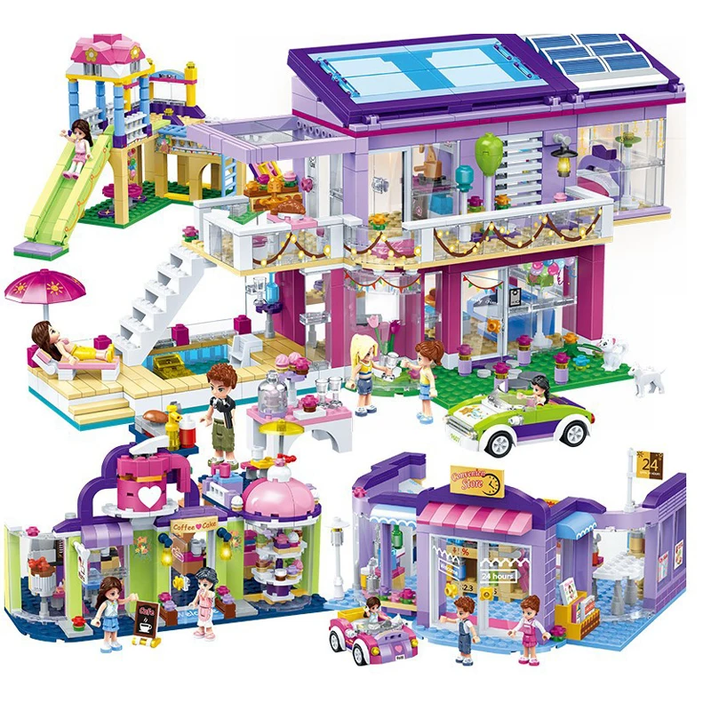 

Modern girl series Compatible Legoings Friend city girls Children's educational building blocks toy DIY figures Bricks best gift