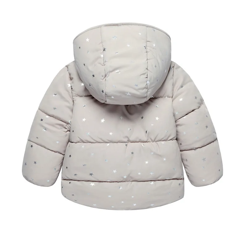VTOM/куртки для малышей; Верхняя одежда для детей; зимние пальто с капюшоном; модные детские пальто; детская теплая одежда для мальчиков и девочек