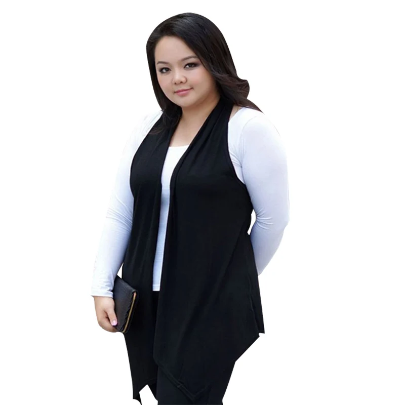 Casual Autumn Women Vests Long Solid Black Red Female Vest colete feminino coats veste femme gilet femme300