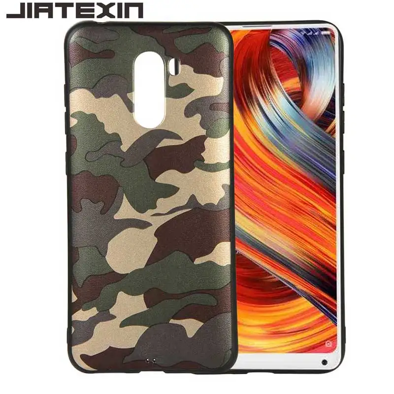 JIATEXIN Camouflage Series For Xiaomi Pocophone F1 Case Soft TPU Army Camo Pattern Poco Cover Capa Fundas |