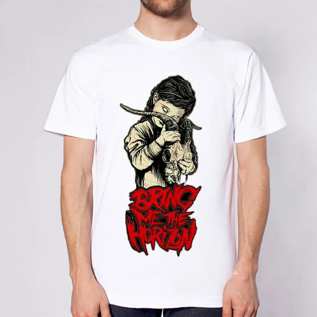 

Bring me the horizon male T-Shirt music Band Oliver Sykes Lee Malia T Shirt Mens Tshirt tops tees