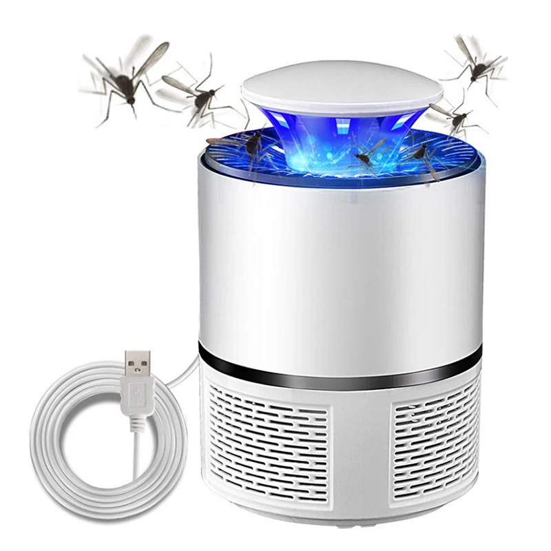 

LED Mosquito Killer Lamp Bug Zapper UV USB Powered Photocatalyst Mosquito Trap Lamp Pest Insect Repellents Night Light For Baby