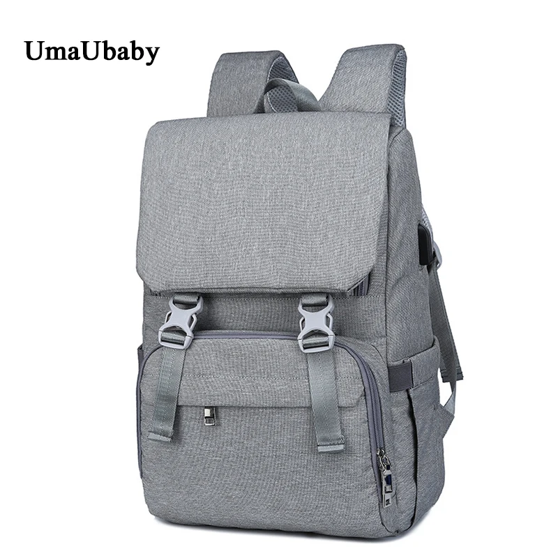 

2018 Baby Diaper Bag Shoulders Mummy Bag Multi-function USB Large-capacity Diaper Bag Mummy Maternity Travel Backpack Handbag
