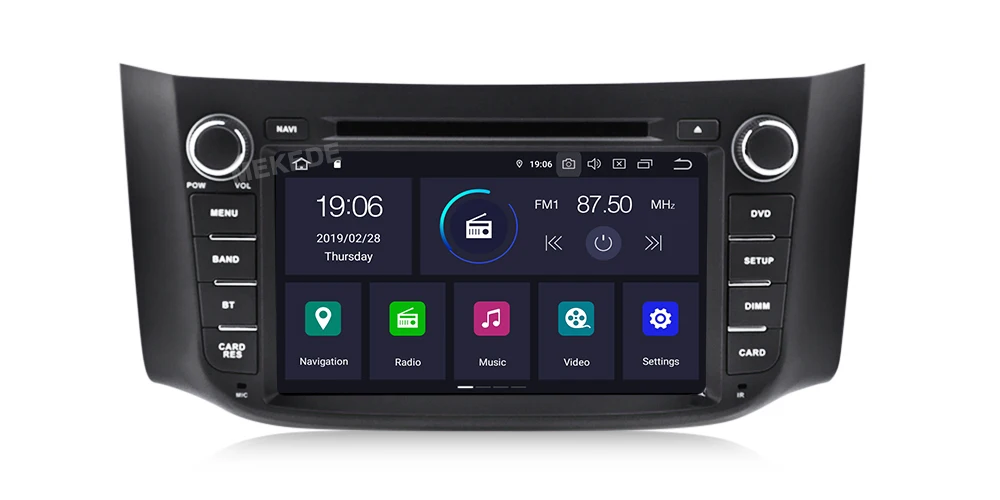 Discount MEKEDE Android9.0 Car Radio DVD for NISSAN SILPHY Quad Core wifi Bluetooth video audio Multimedia 2 din car dvd player 10