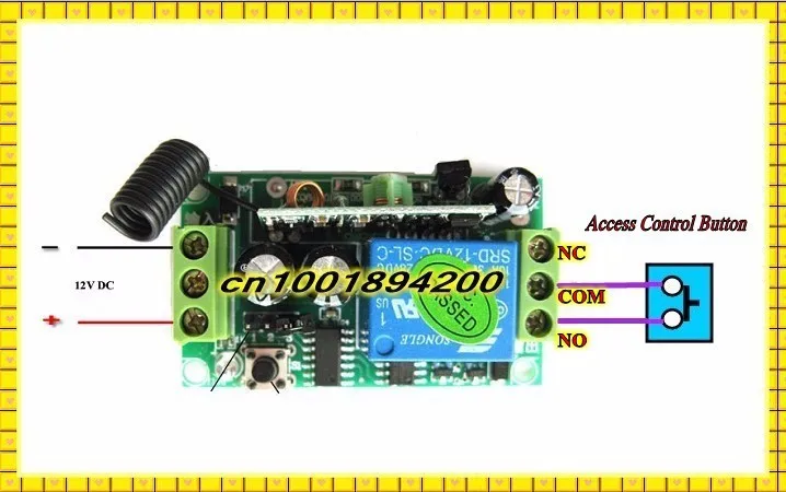 Мгновенный Togge фиксированный беспроводной переключатель RF беспроводной пульт дистанционного управления 1 контроллер+ 4 переключателя 12V1CH 10A 315-433 МГц