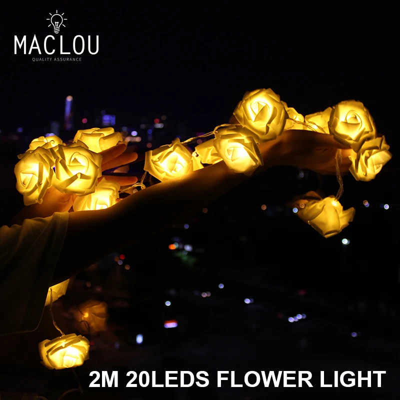 2 M 20 leds batería Powered luz De la flor De Rose Valentine Navidad fiesta De cumpleaños decoración De la boda Luces De hadas Luces De Navidad 2 M 20 leds batería Powered luz De la flor De Rose Valentine Navidad fiesta De cumpleaños decoración De la boda Luces De hadas Luces De Navidad