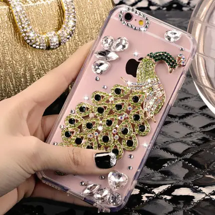 LaMaDiaa For Samsung S7 S8 S9 S10 S20 Ultra Note 5 8 9 10 Plus Bling Luxury Crystal Rhinestone Peacock Diamond Soft Phone Case LaMaDiaa For Samsung S7 S8 S9 S10 S20 Ultra Note 5 8 9 10 Plus Bling Luxury Crystal Rhinestone Peacock Diamond Soft Phone Case