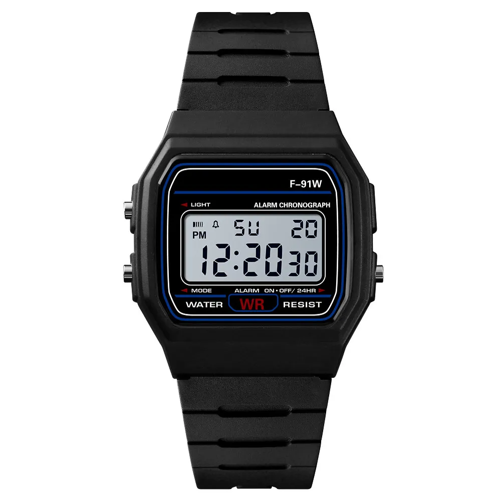 Антибактериальные и грязные цифровые спортивные светодиодные часы мужские и женские модные наручные часы подарок для пары силиконовые Роскошные Брендовые Часы