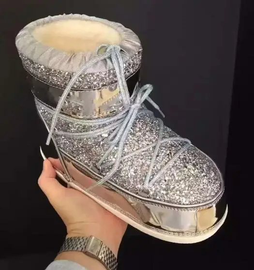 Nieuwe Shiny Glitter Snowboots Mode Lovertjes Vrouwen Enkellaars Schoenen  Vrouw Winter Warm Comfortabele Platform Botas Dames Schoenen|boot  shoes|ankle boots shoesboot shoes woman - AliExpress