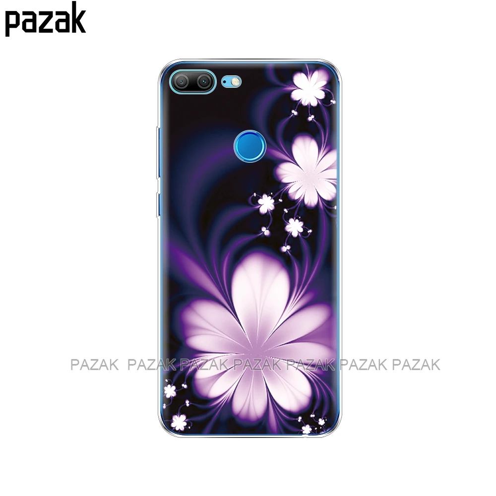 Силиконовый чехол для телефона huawei honor 9 honor 9 lite, чехол s, мягкая задняя крышка из ТПУ для телефона, 360 защитный чехол, дизайн - Цвет: 34361