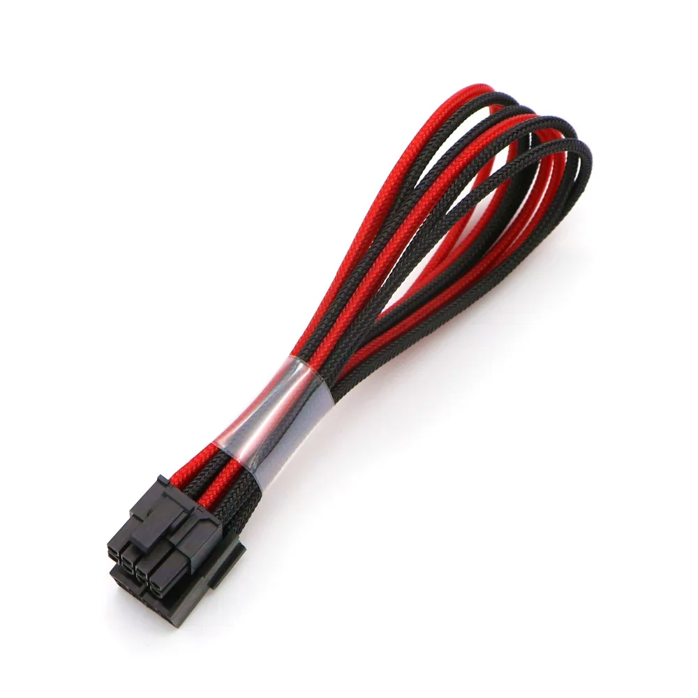 

High Quality Mixed Color Sleeved PCI-E 8Pin to 6+2Pin Power Extension Cable.