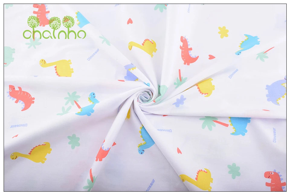 Chainho, 14 дизайнов серии динозавров, печатная саржевая хлопковая ткань, Лоскутная Одежда для шитья и стеганого шитья для детей и малышей