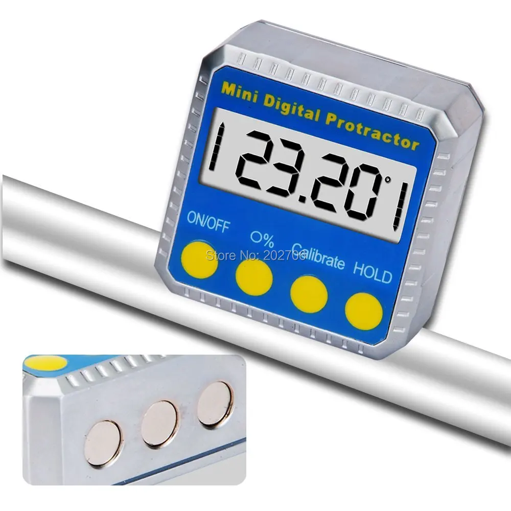 360degree Mini Digital Protractor Bevel Box Digital InClinometer Angle Finder Gauge Protractor Sensor