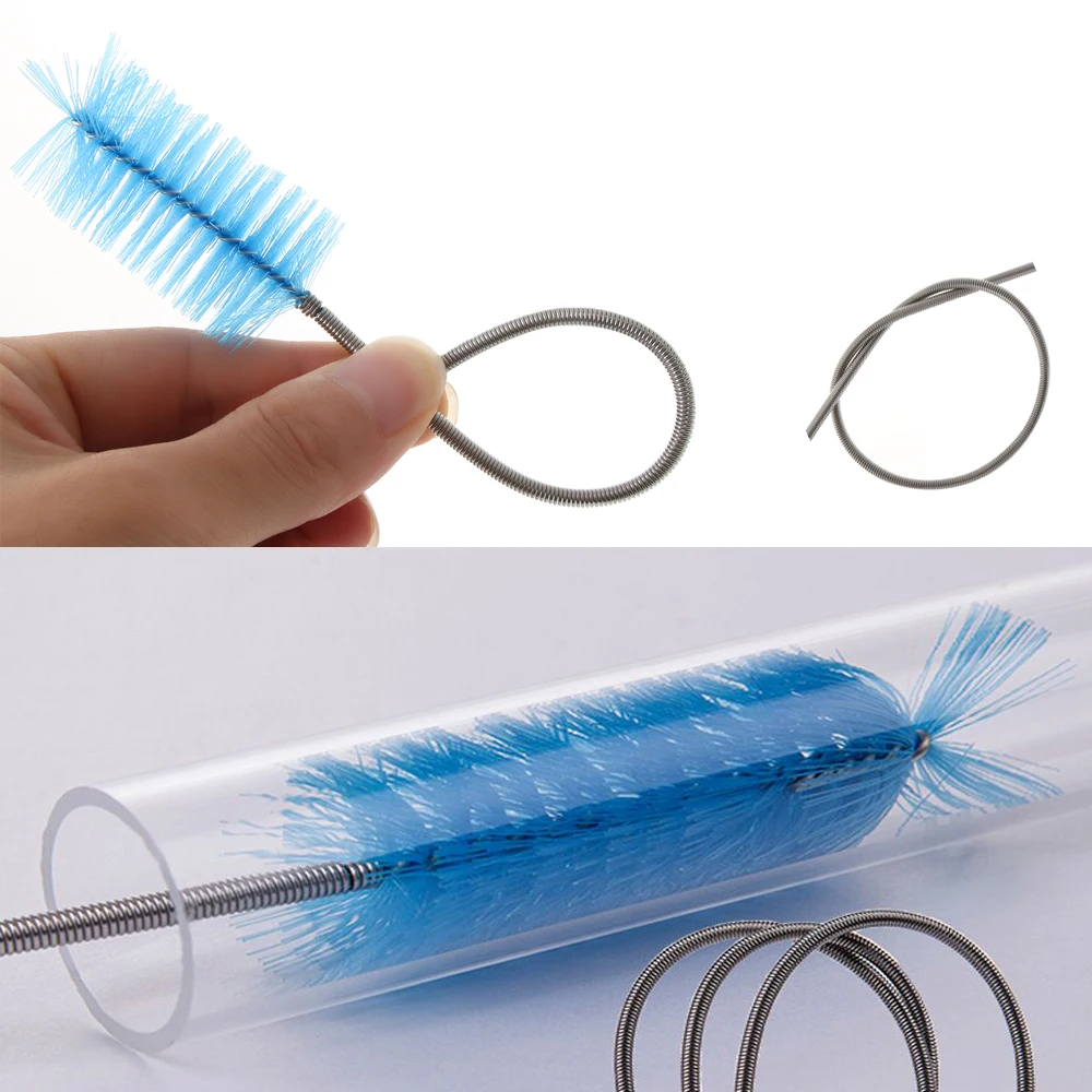 Flexible Cleaning Ended Brush Double Tube Filter Pump Hose clean Brush for Aquarium Pipe Lever Cleaning Tools Multiple Use